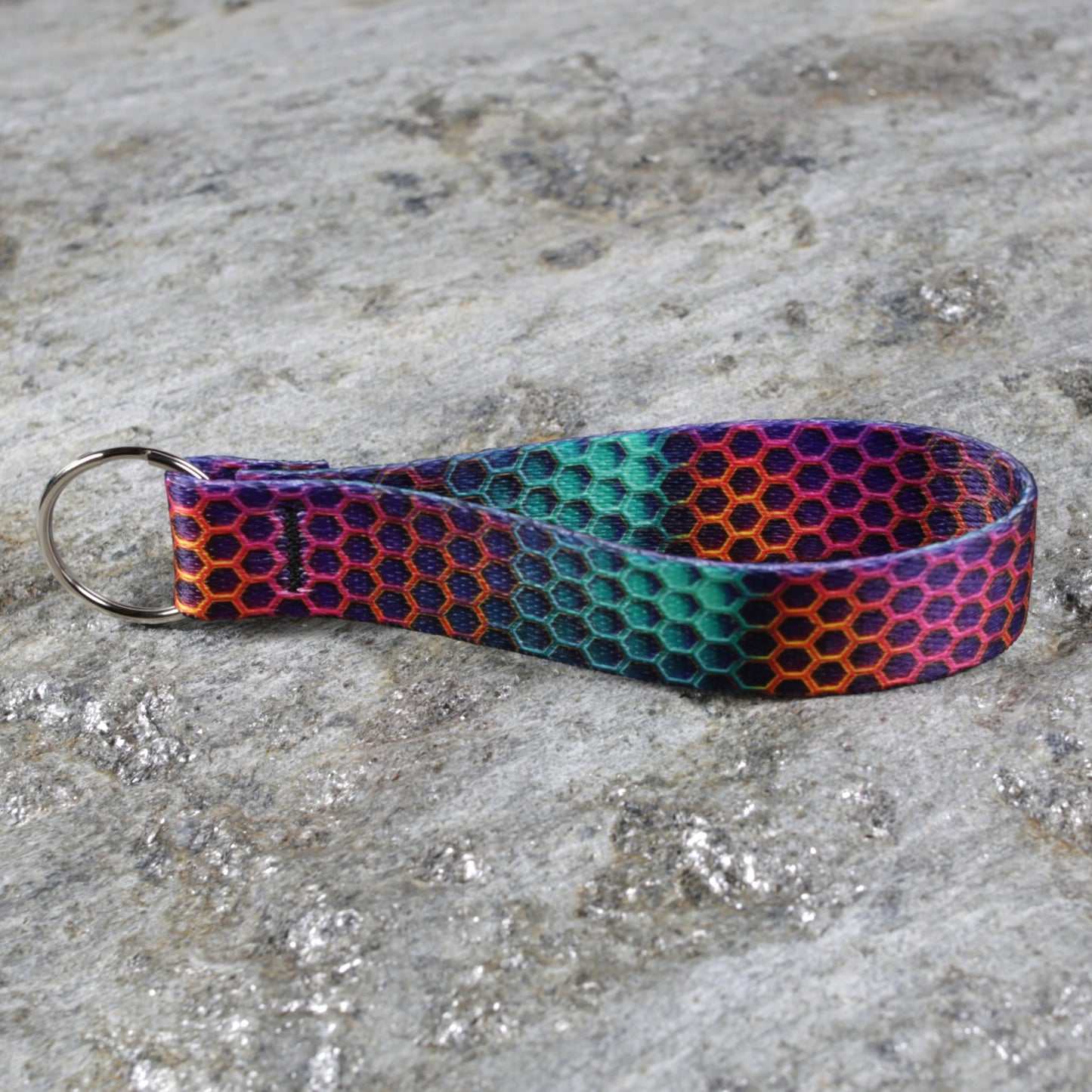 Psychedelic Keychain Wristlet – Trippy Key Wrist Strap That Stands Out