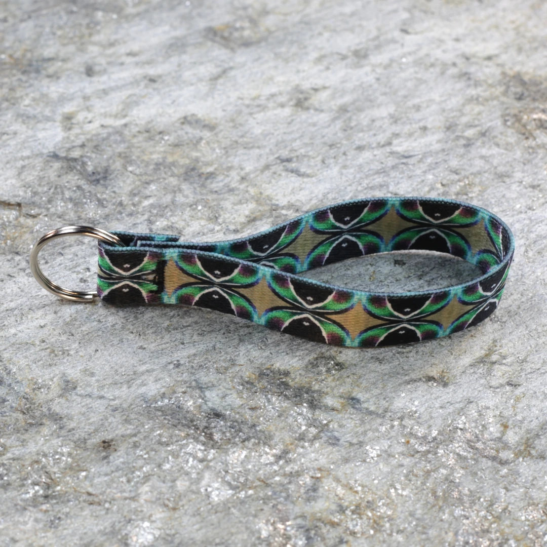 Psychedelic Keychain Wristlet – Trippy Key Wrist Strap That Stands Out