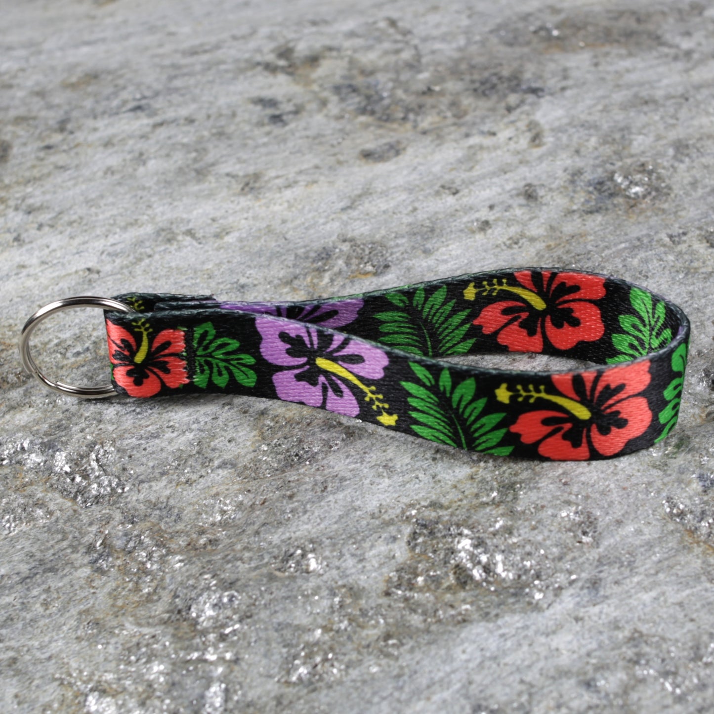 Floral Keychain Wristlet – Bright, Stylish Wrist Strap for Keys & Bags
