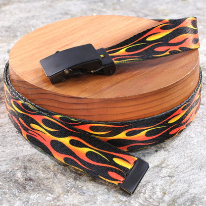 1" Slim Hot Rod Flames Belt