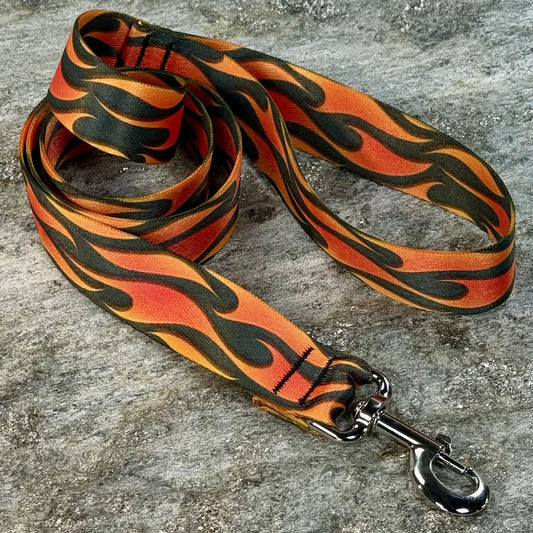 Hot Rod Flames Dog Leash