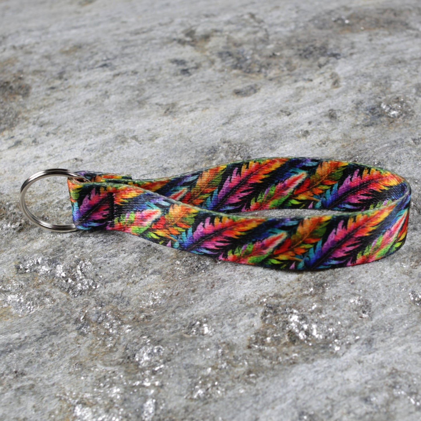 Nature Inspired Keychain Wristlet – Outdoor Style Key Wrist Strap for Keys & Bags