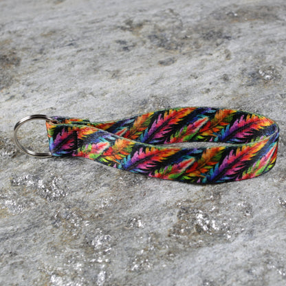 Nature Inspired Keychain Wristlet – Outdoor Style Key Wrist Strap for Keys & Bags