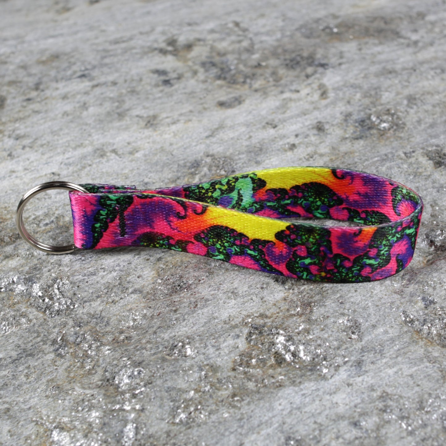 Psychedelic Keychain Wristlet – Trippy Key Wrist Strap That Stands Out