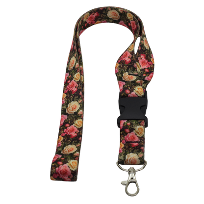 Flower Lanyards – Durable Floral Lanyards for Keys & ID (Including Sunflowers)