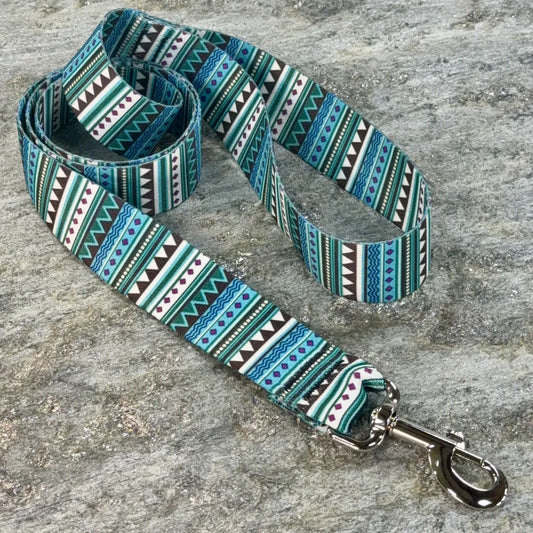 Native Blanket Pattern Dog Leash