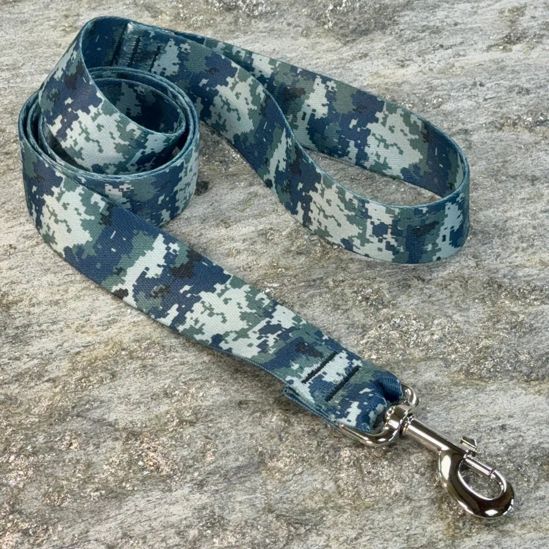 Digital Camo Pattern Dog Leash