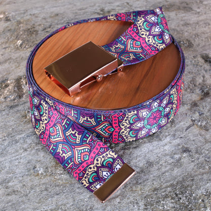 1.5" Painted Plume Belt
