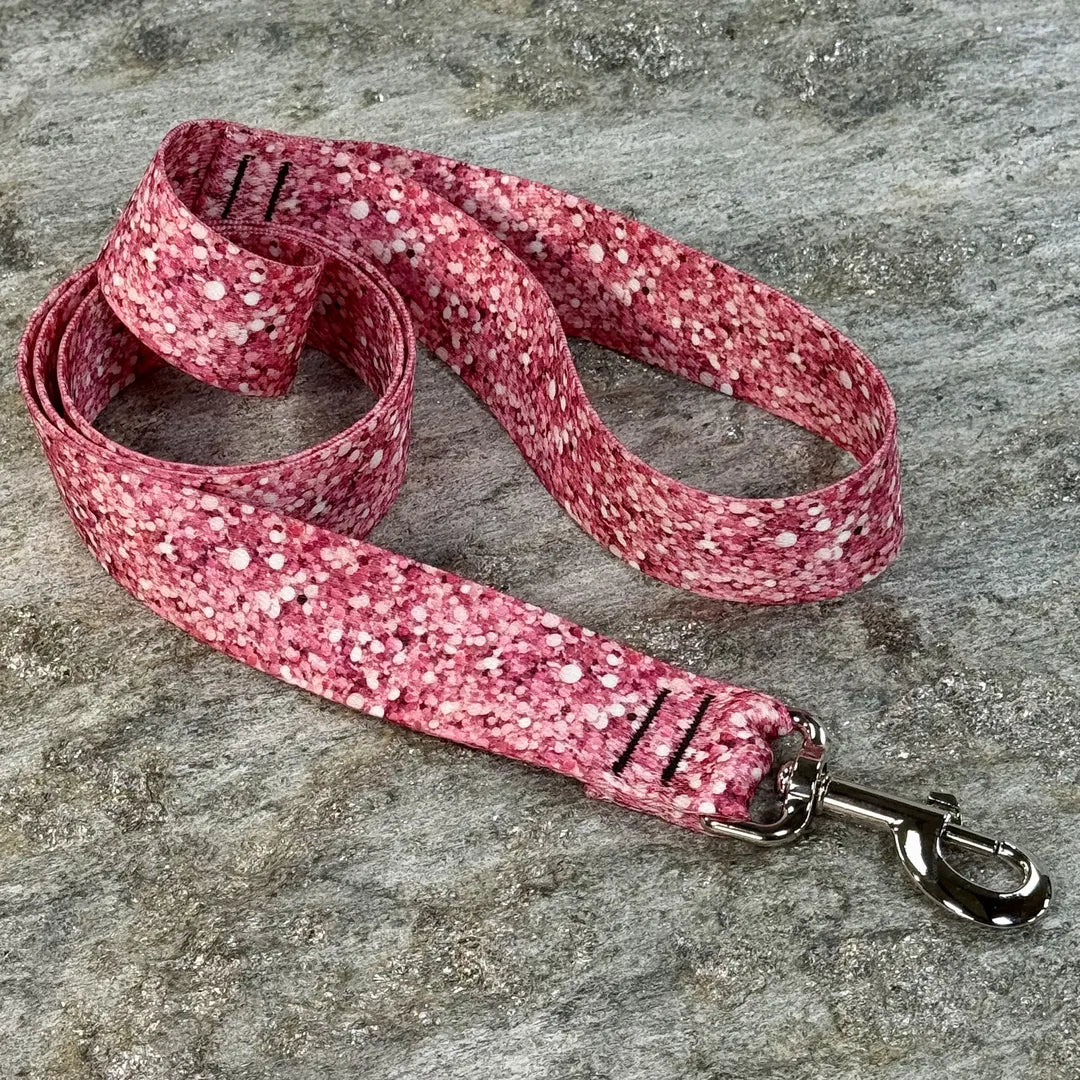 Pink Glitter Dog Leash