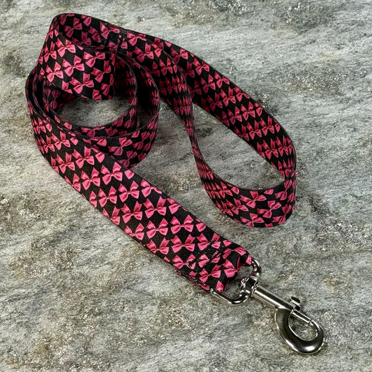 Pink Bows Dog Leash