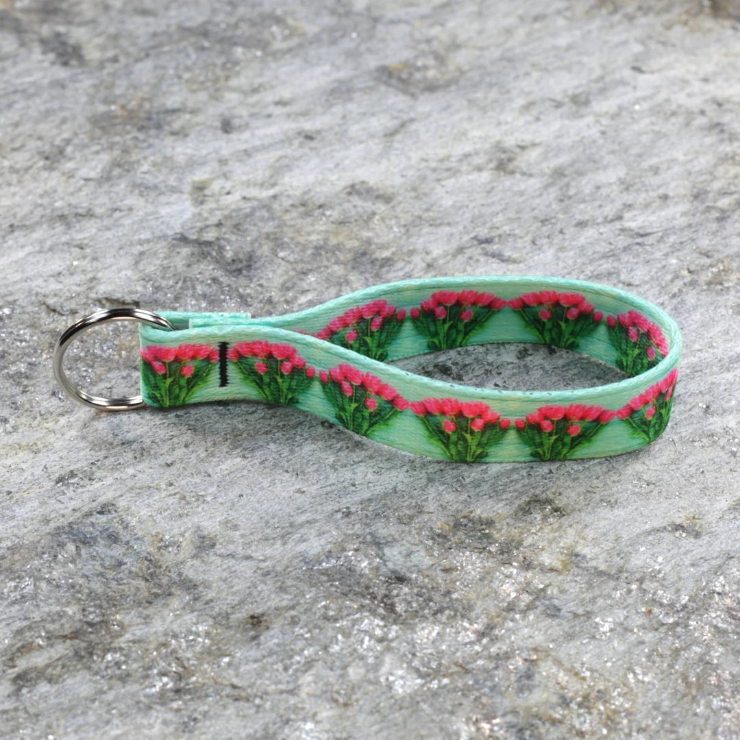 Floral Keychain Wristlet – Bright, Stylish Wrist Strap for Keys & Bags