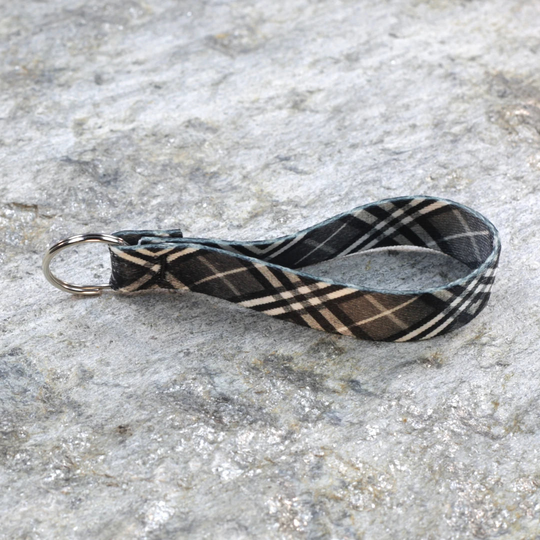 Textile Inspired Keychain Wristlet – Woven Style Key Wrist Strap