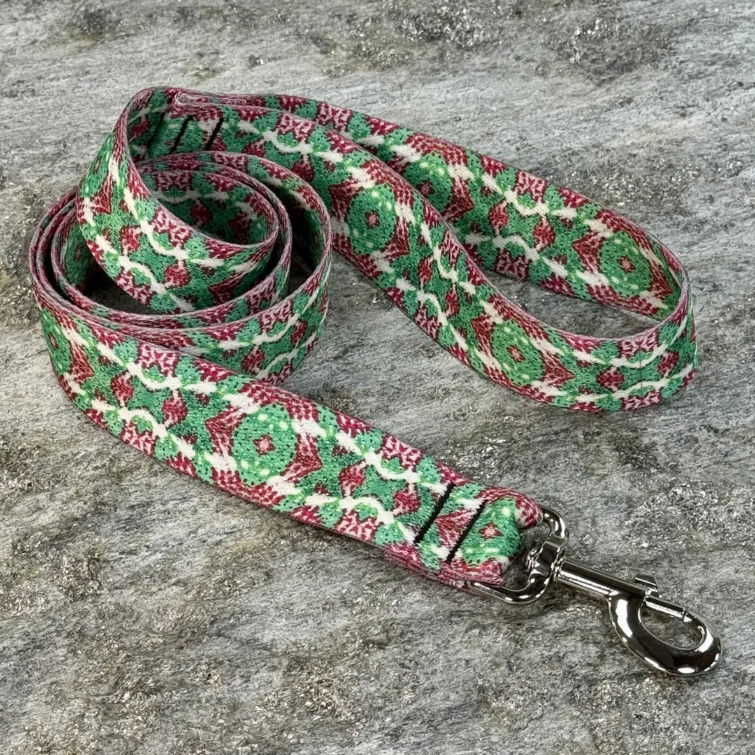 Pomegranate Green Goodness Dog Leash