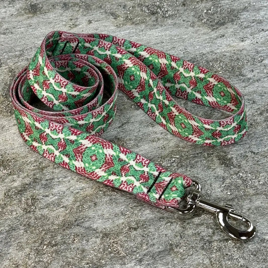 Pomegranate Green Goodness Dog Leash
