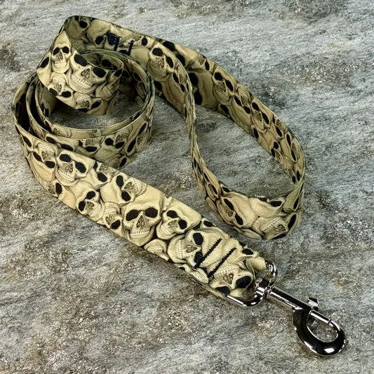 Wicked Skulls Pattern Dog Leash