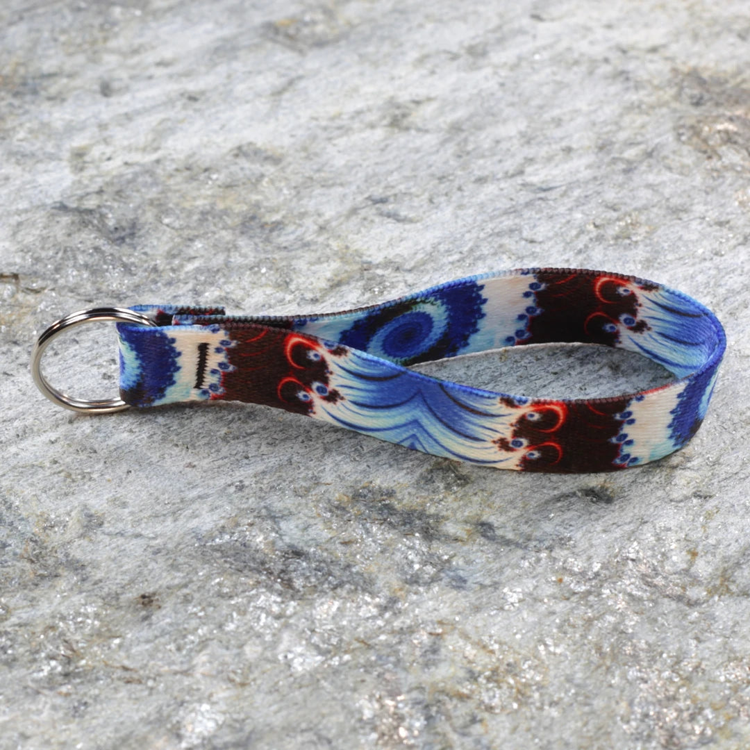 Psychedelic Keychain Wristlet – Trippy Key Wrist Strap That Stands Out