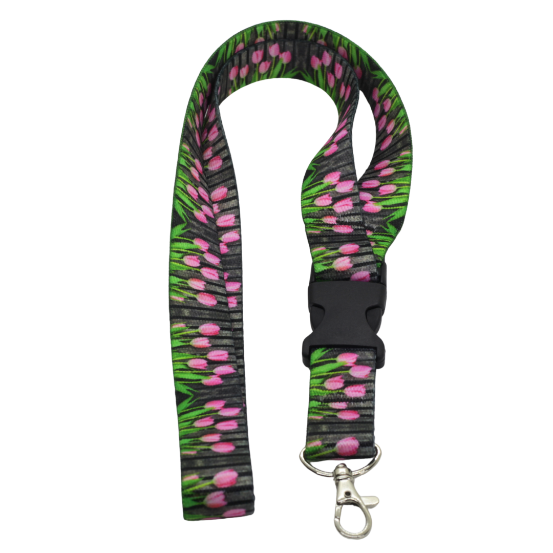 Flower Lanyards – Durable Floral Lanyards for Keys & ID (Including Sunflowers)