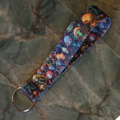 Alien Themed Cool Keychain Wristlet – Out-of-This-World Style