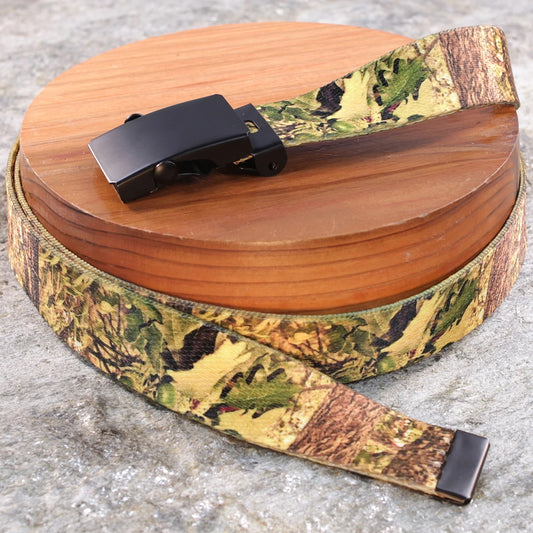 1" Slim Woodland Camo Belt