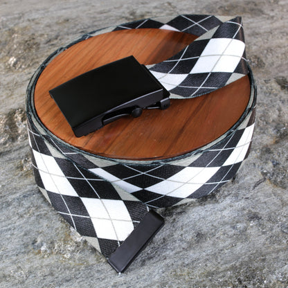1.5" Argyle Print Belts – Patterned Web Belts
