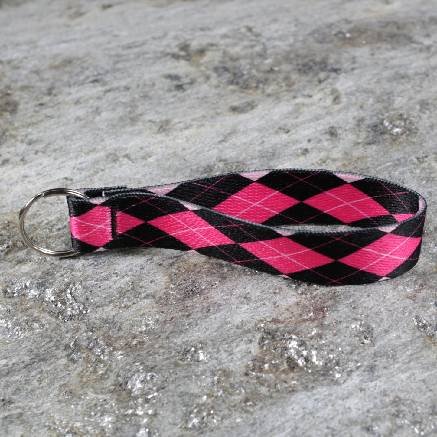 Textile Inspired Keychain Wristlet – Woven Style Key Wrist Strap