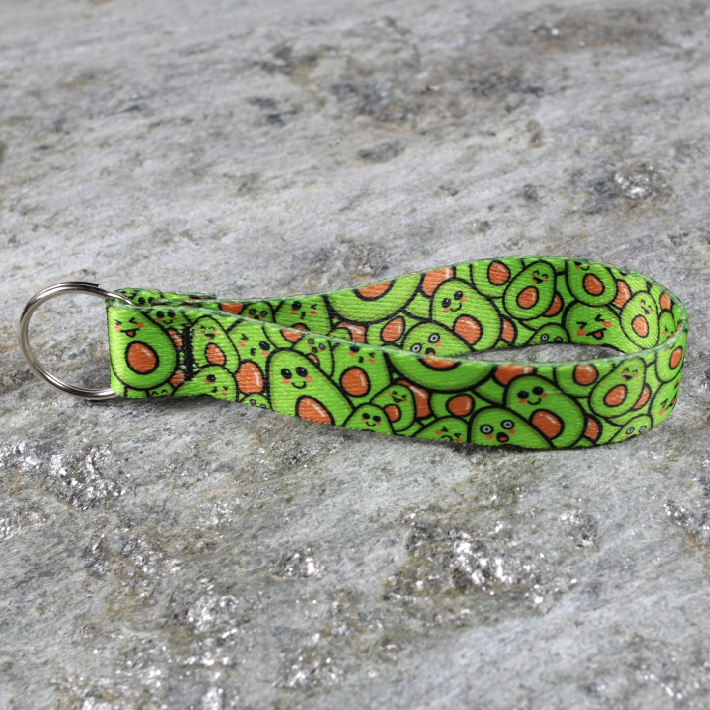 Food Themed Keychain Wristlet – Key Wrist Strap for Keys & Bags