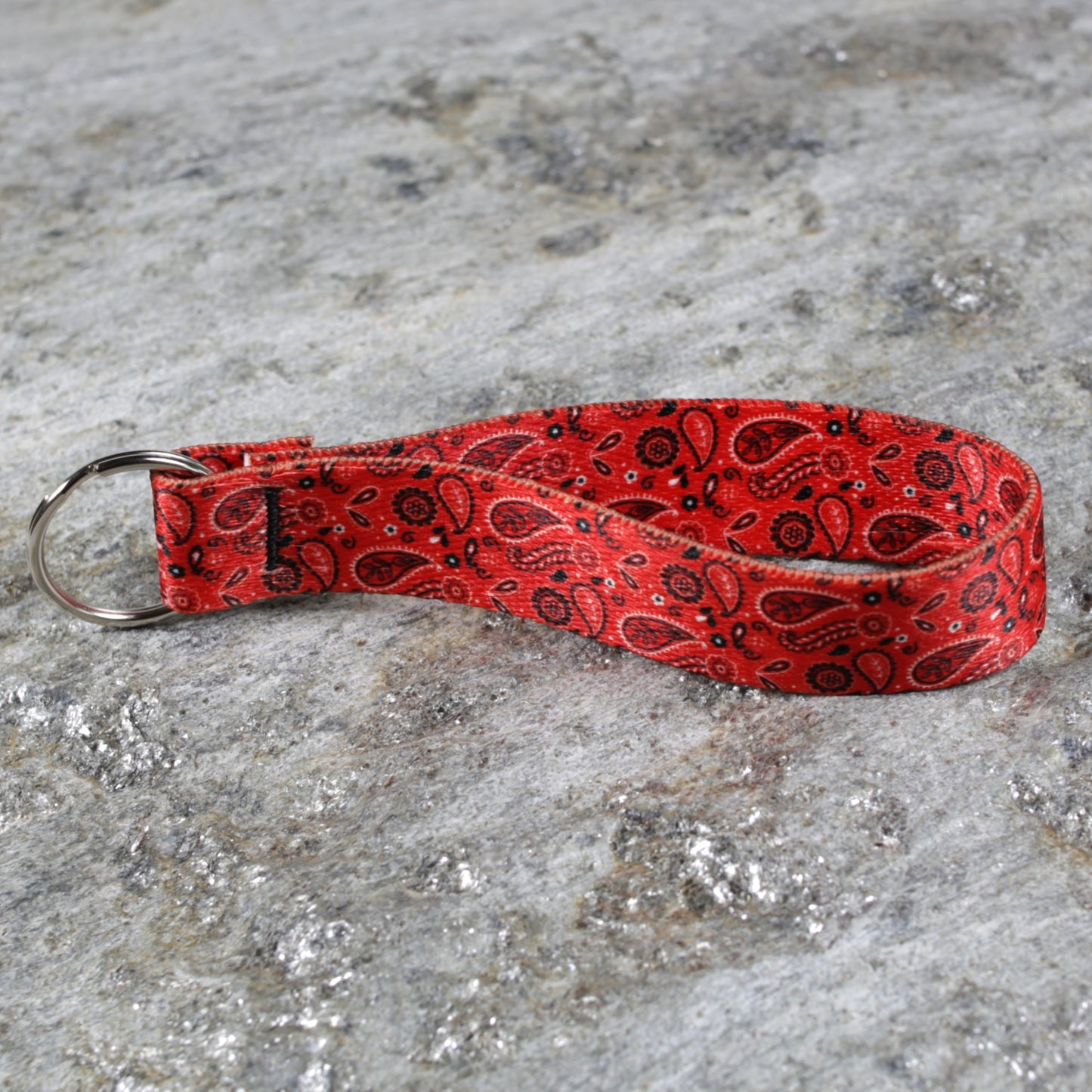 Textile Inspired Keychain Wristlet – Woven Style Key Wrist Strap