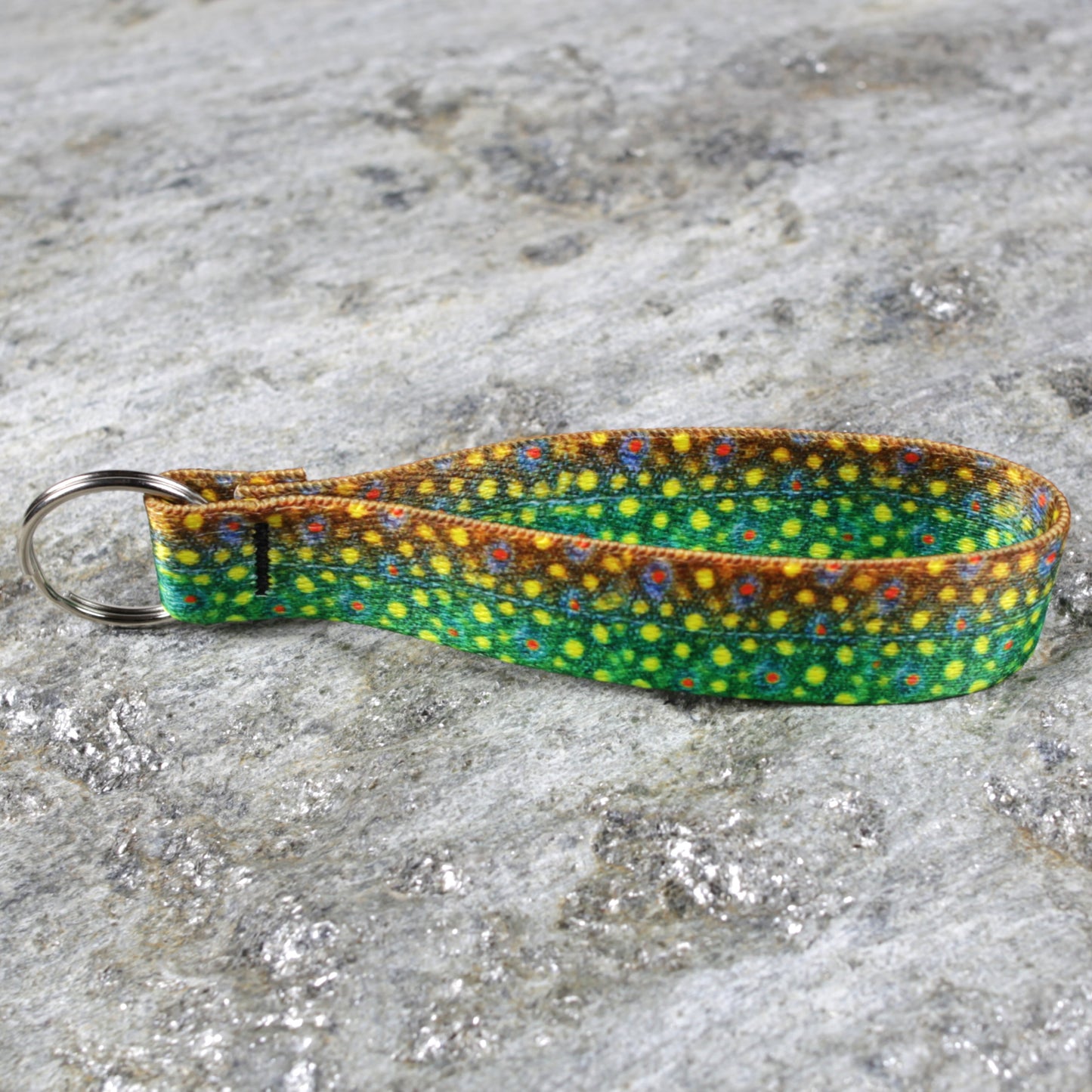 Fish Inspired Keychain Wristlet – Fun Fishing Style Wrist Strap for Keys & Bags