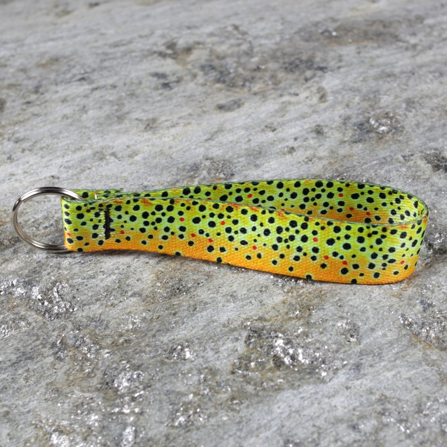 Fish Inspired Keychain Wristlet – Fun Fishing Style Wrist Strap for Keys & Bags