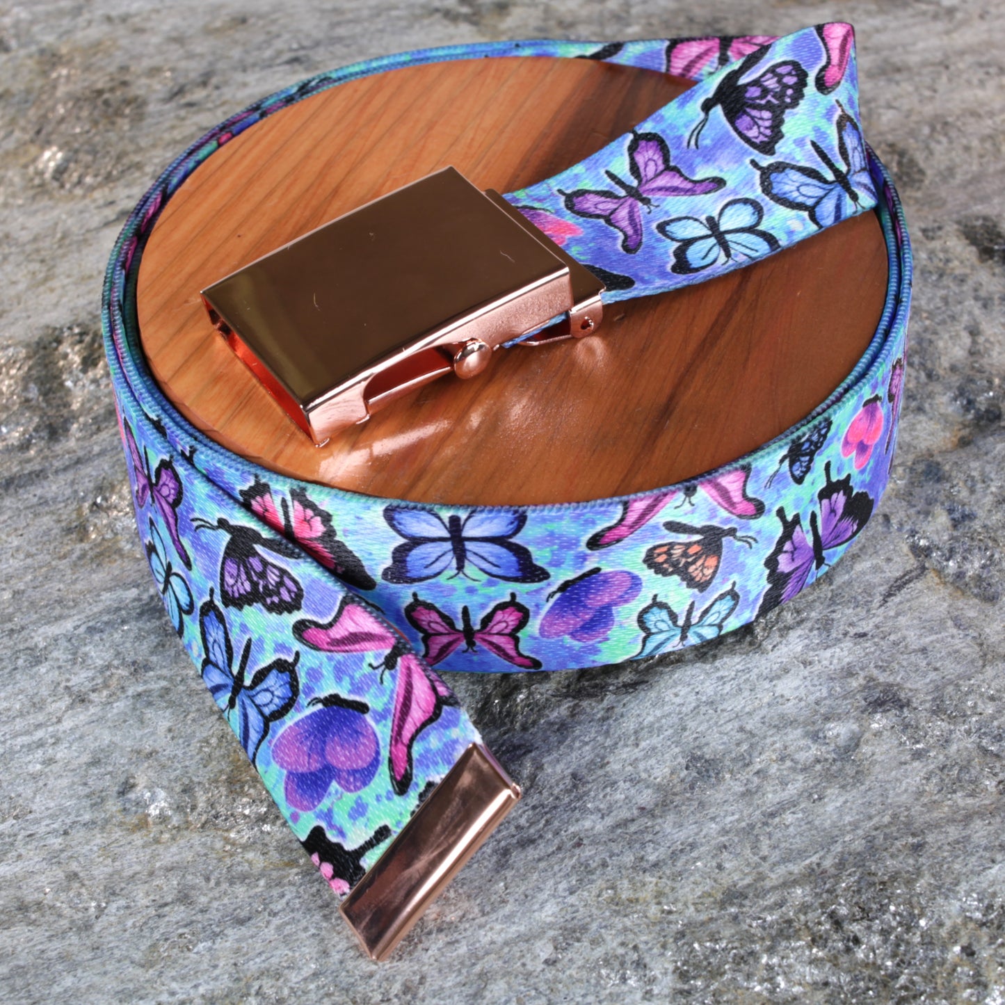1.5" Butterfly Belts – Patterned Web Belts