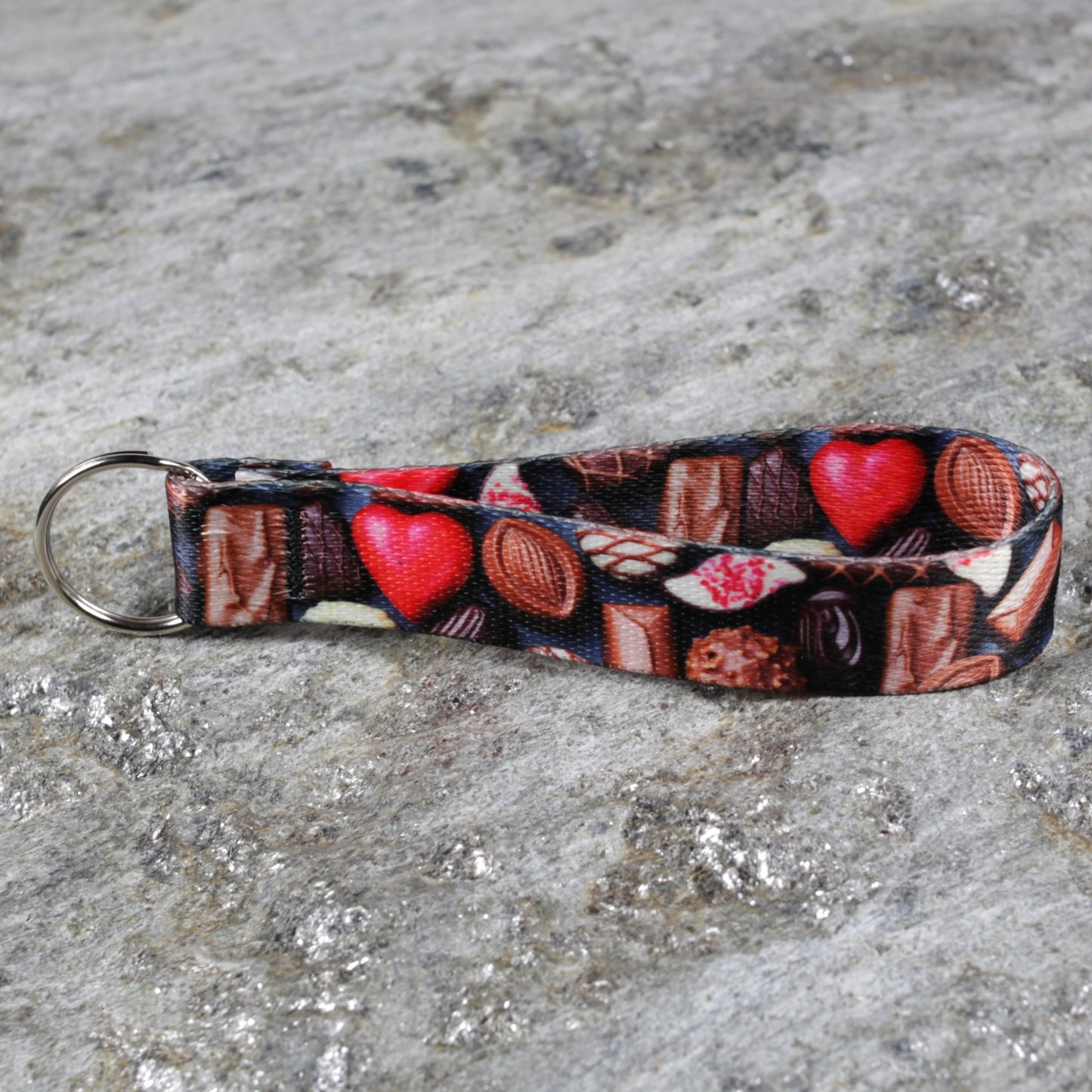 Food Themed Keychain Wristlet – Key Wrist Strap for Keys & Bags