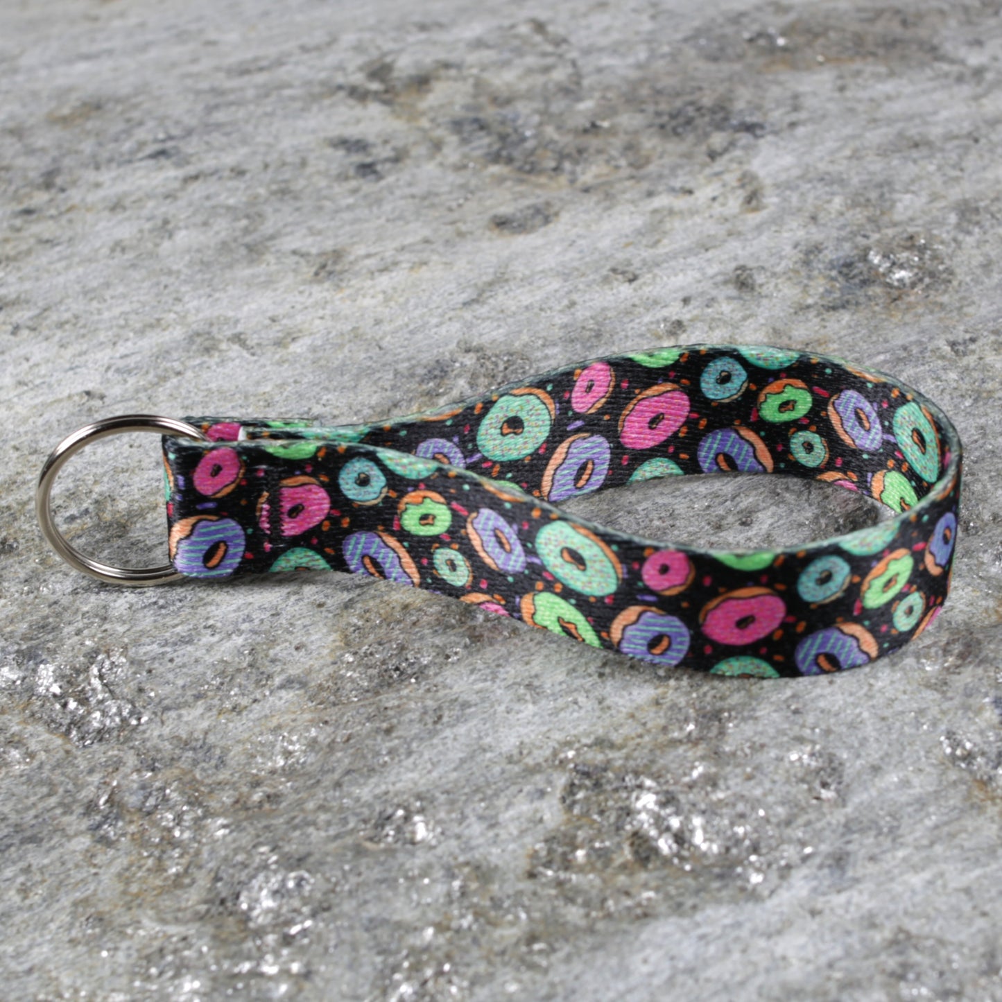 Food Themed Keychain Wristlet – Key Wrist Strap for Keys & Bags