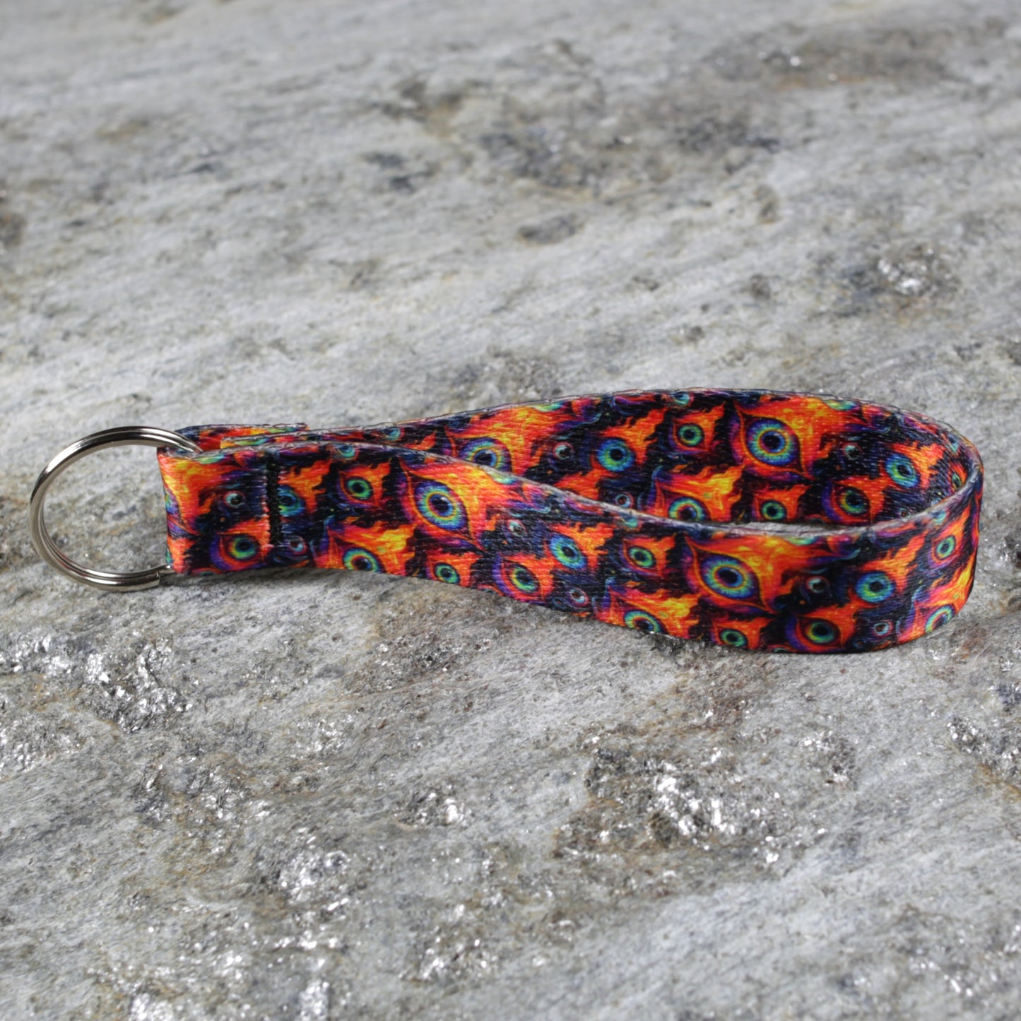Psychedelic Keychain Wristlet – Trippy Key Wrist Strap That Stands Out