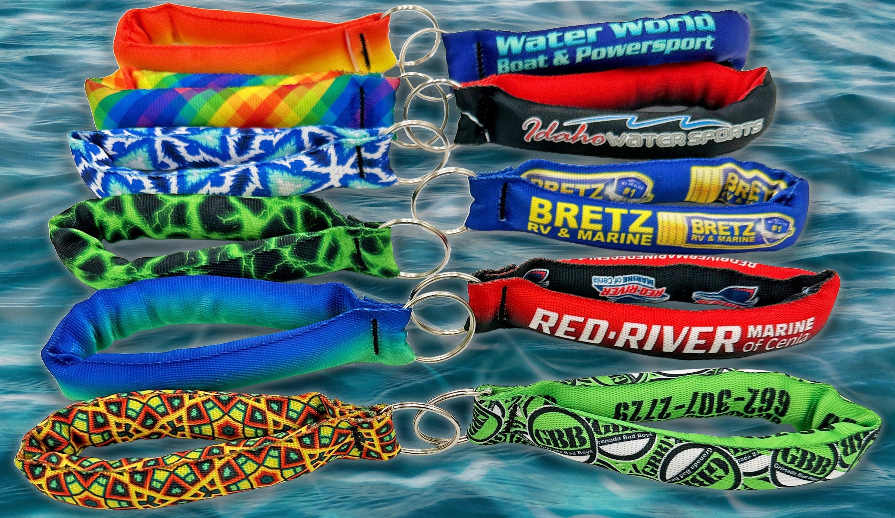 Floating Key Fob Custom Branded Keychains – NW Straps