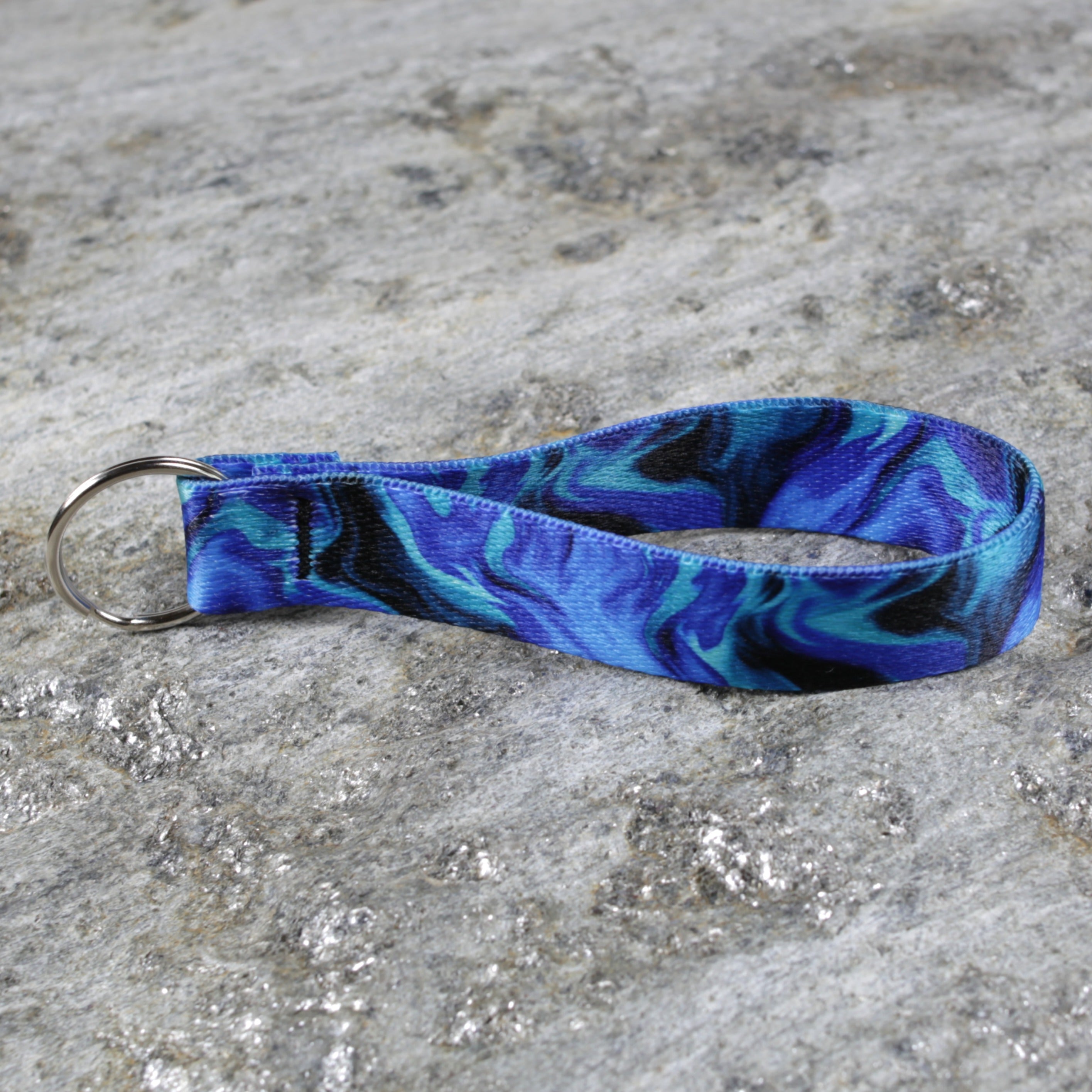 Liquid Blue Key Fob, Perfect for backpack or purse. – NW Straps