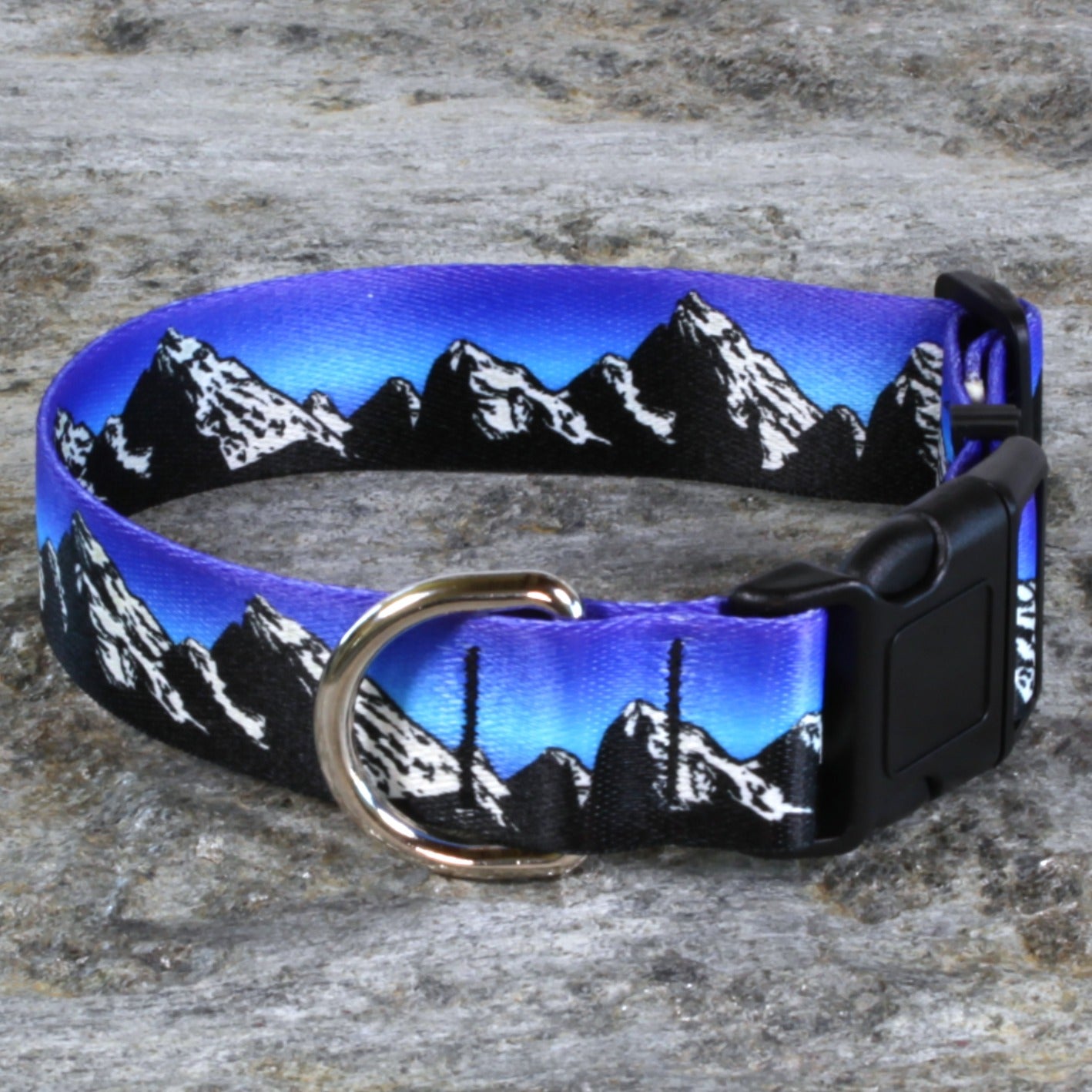 Mountaineer Blue Dog Collar