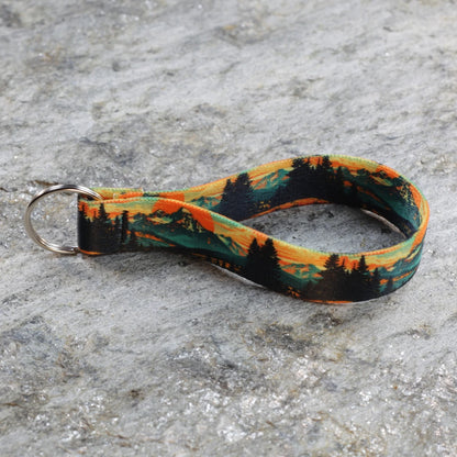Nature Inspired Keychain Wristlet – Outdoor Style Key Wrist Strap for Keys & Bags