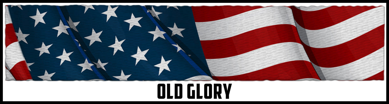 Old Glory American Flag.  1 1/2 Inch custom picture quality polyester webbing. Design by Northwest Straps.